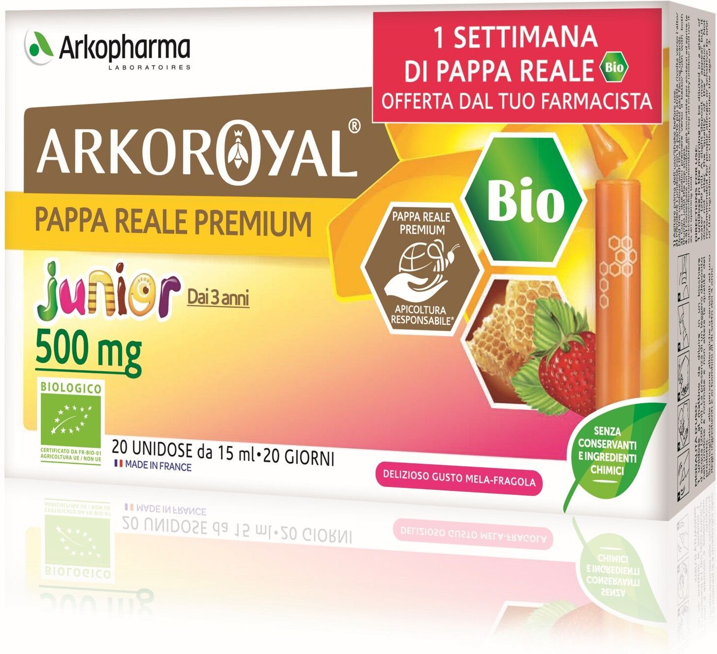 Arkofarm Arkoroyal Pappa Reale Bio Bambini 20 Fiale