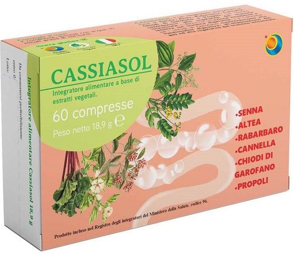 Herboplanet Cassiasol Integratore Intestino 60 Compresse