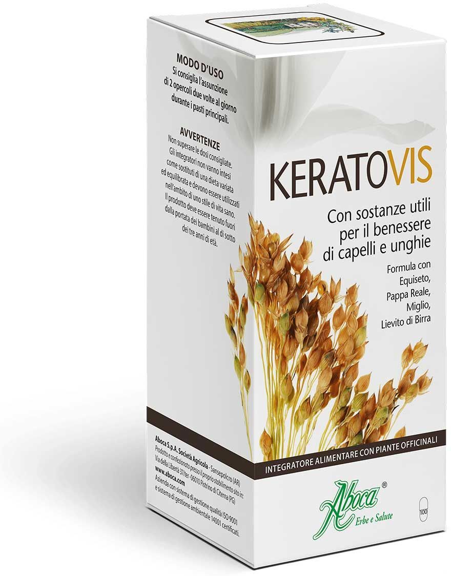 Aboca Keratovis Integratore Capelli Unghie 100 Opercoli