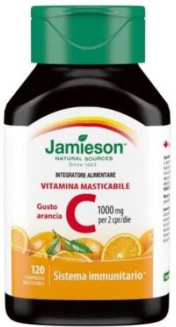 Jamieson Integratore Vitamina C Gusto Arancia 120 Compresse