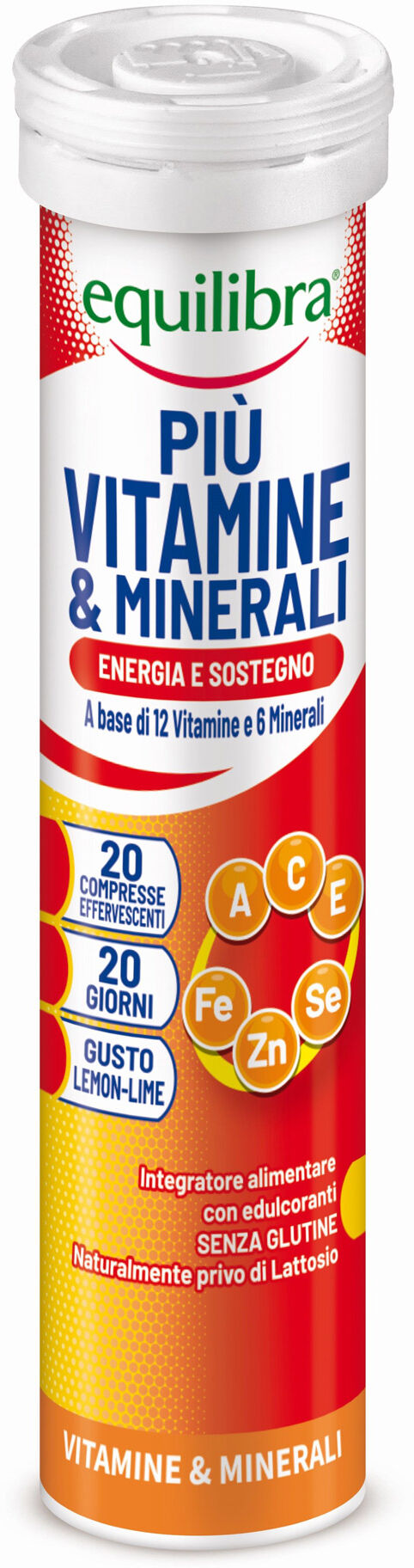 Equilibra Più Vitamine E Minerali Integratore Multivitaminico 20 Compresse