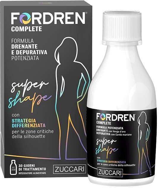 Zuccari Fordren Complete Supershape Integratore Drenante 300ml