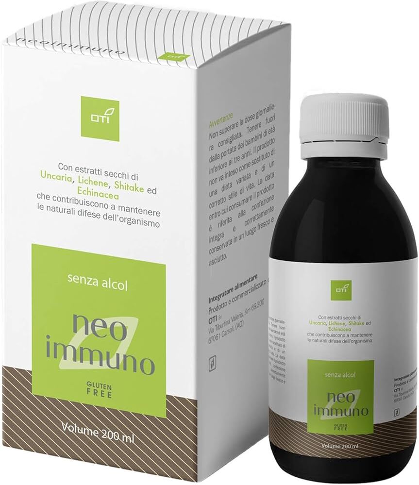 Oti Neo Immuno Sciroppo Integratore Difese Immunitarie 200ml