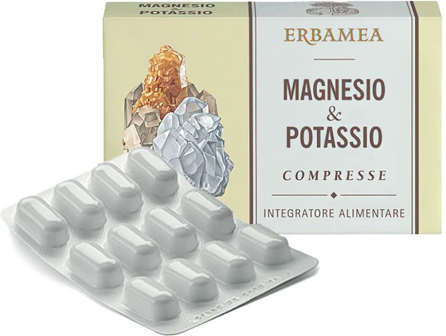 Erbamea Magnesio E Potassio Integratore Polivalente 24 Compresse