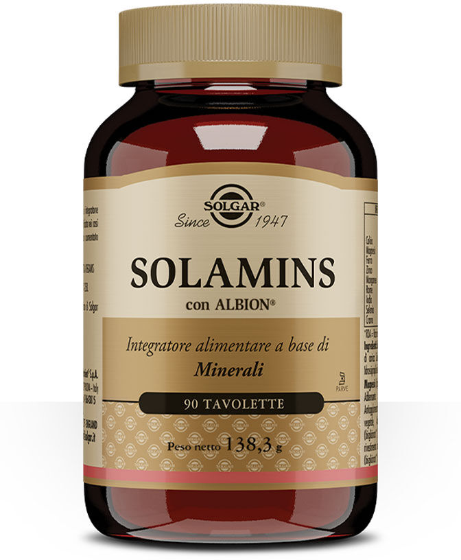 Solgar Solamins Integratore Minerali 90 Tavolette