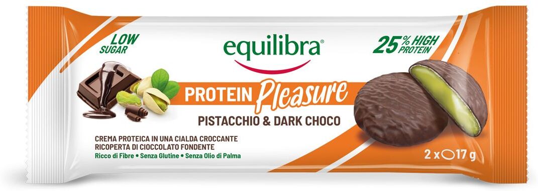 Equilibra Protein Pleasure Pistacchio Dark Choco 34g