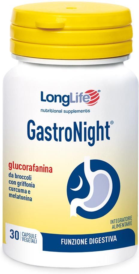 Longlife Gastronight Integratore Intestino 30 Capsule