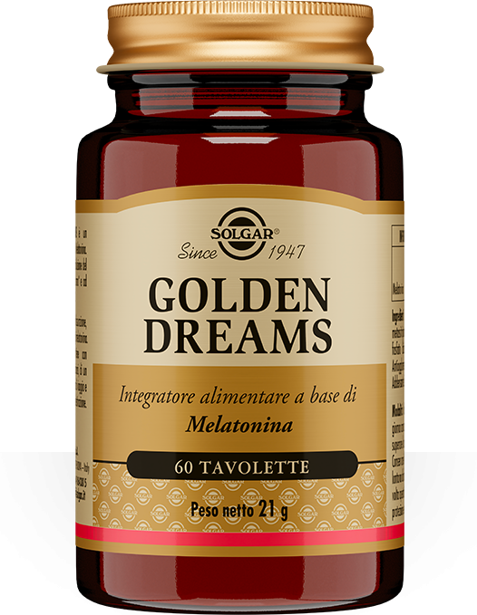 Solgar Golden Dreams Integratore Di Melatonina 60 Tavolette