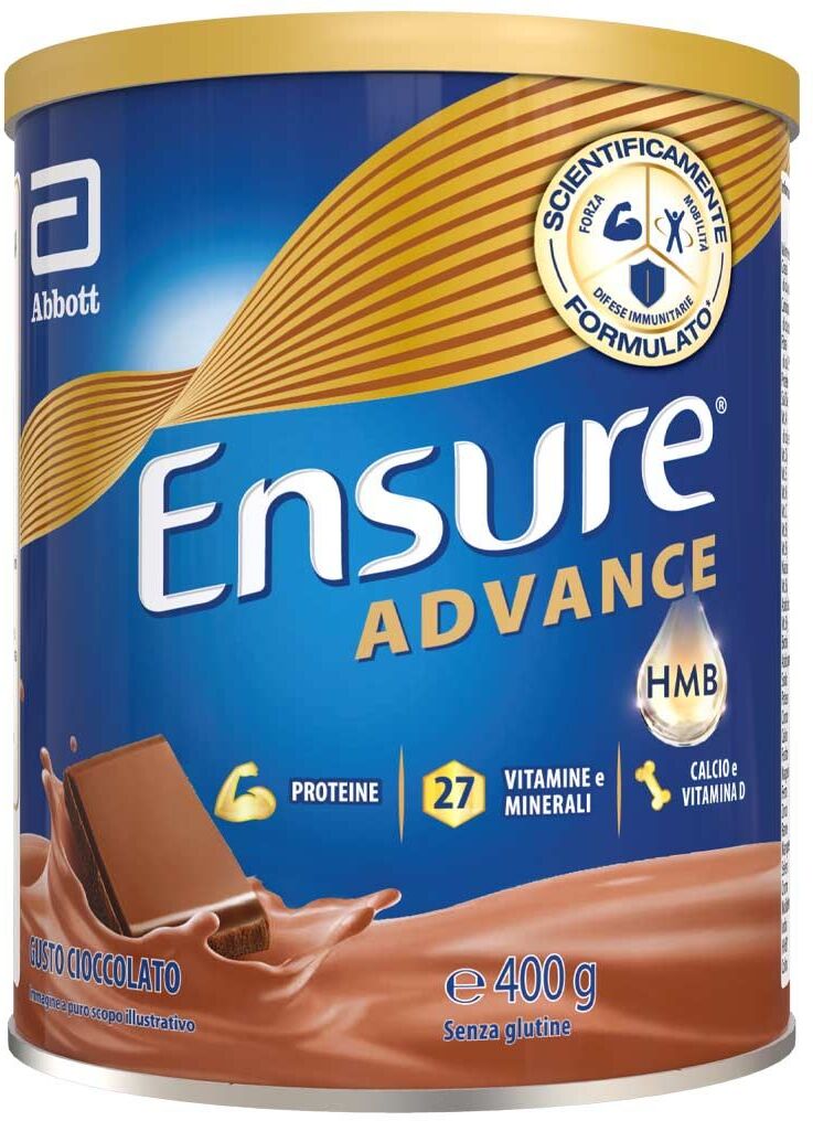 Ensure Advance Integratore Alimentare Proteico Cioccolato 400g