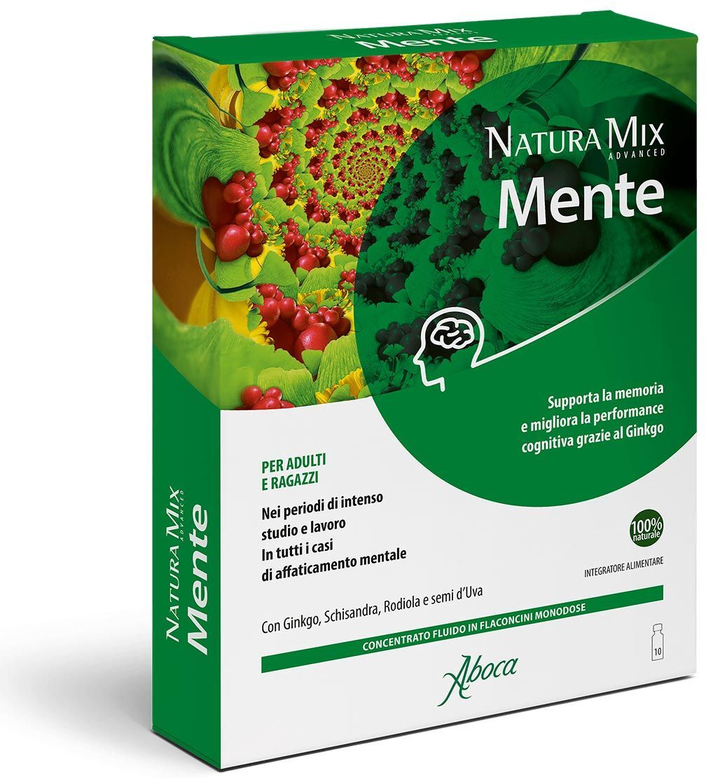 Aboca Natura Mix Advanced Mente 10 Fiale