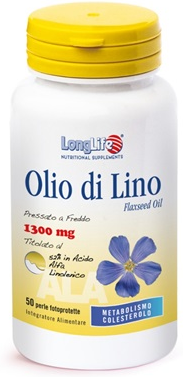 Longlife Olio Di Lino 1300 Mg 50 Perle