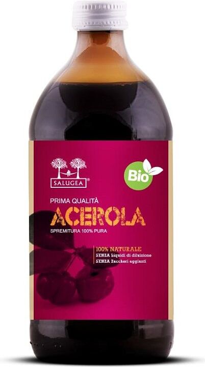 Salugea Succo Acerola Bio Integratore Difese Immunitarie 500ml