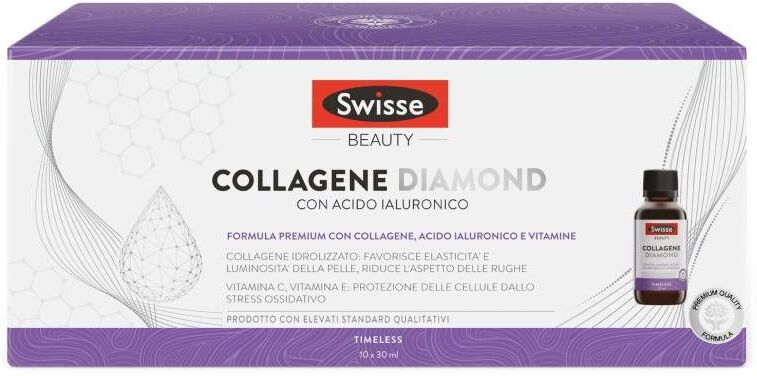 Swisse Collagene Diamond Integratore Pelle 10 Flaconcini