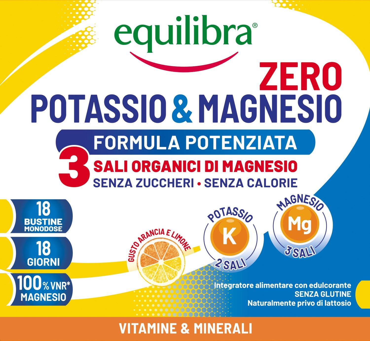 Equilibra Potassio Magnesio Zero3 Integratore 18 Bustine