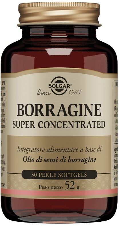 Solgar Borragine Super Concentrated Integratore 30 Perle Softgel