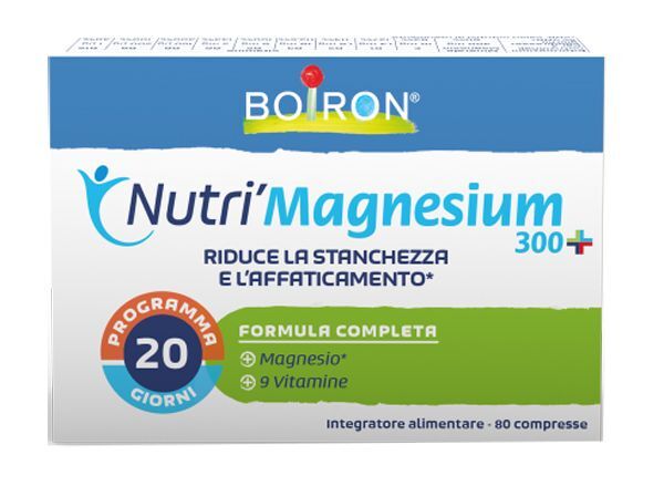 Boiron Nutri Magnesium 300+ Integratore Stanchezza E Affaticamento 80 Compresse