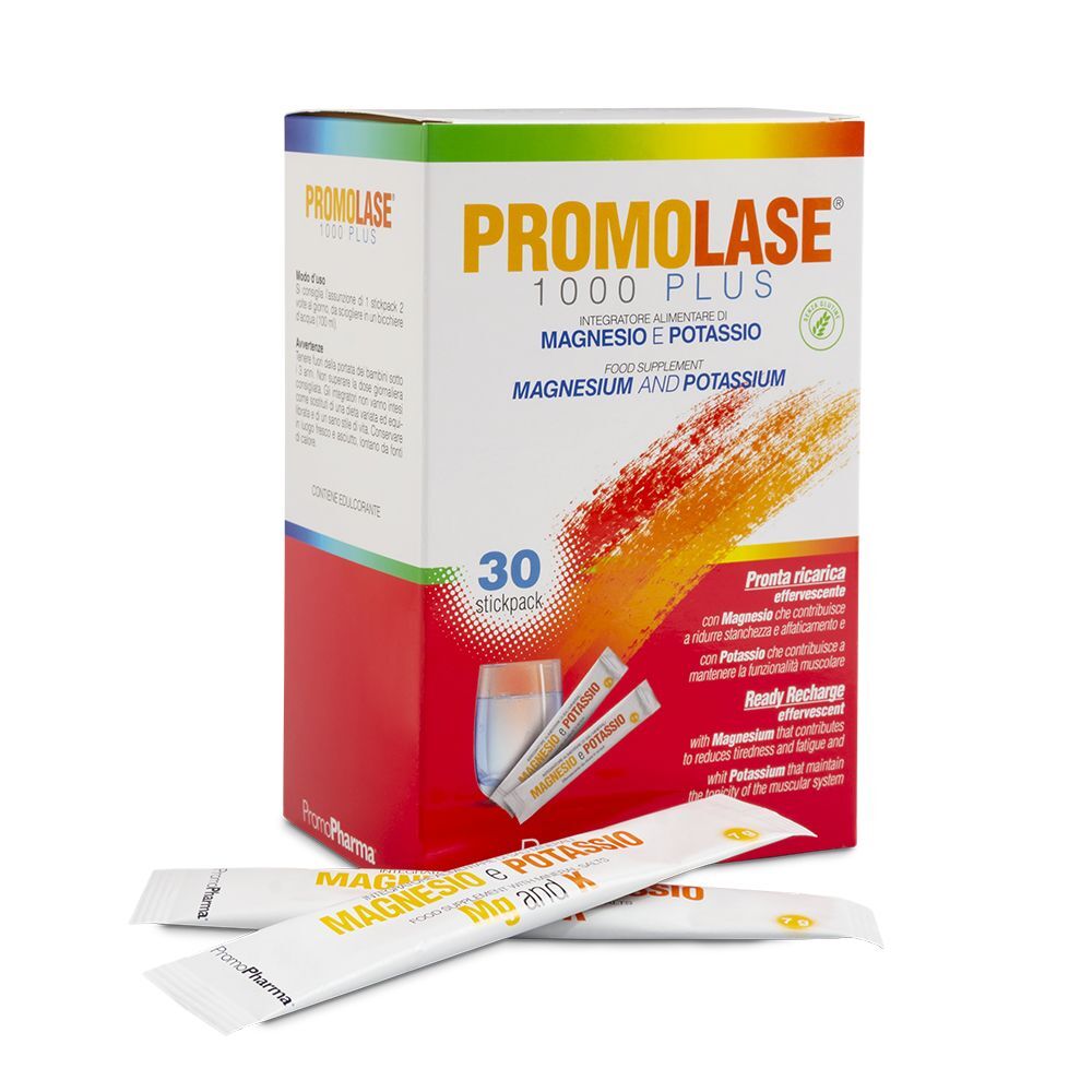 Promopharma Promolase 1000 Plus Integratore Salino 30 Stick