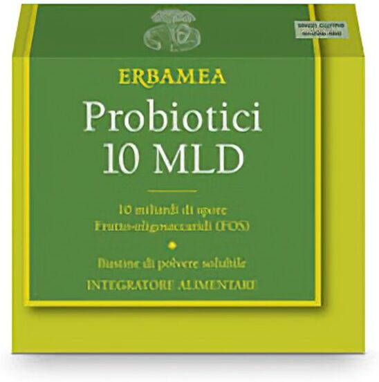 Erbamea Probiotici 10 Mld Integratore Intestino 10 Bustine