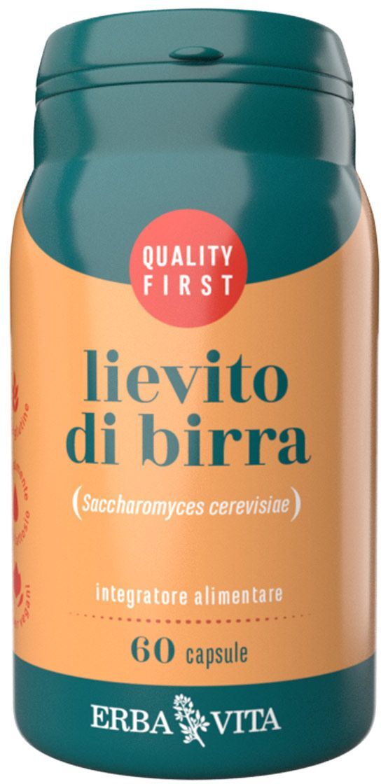 Erba Vita Lievito Birra Integratore Digestione 60 Capsule