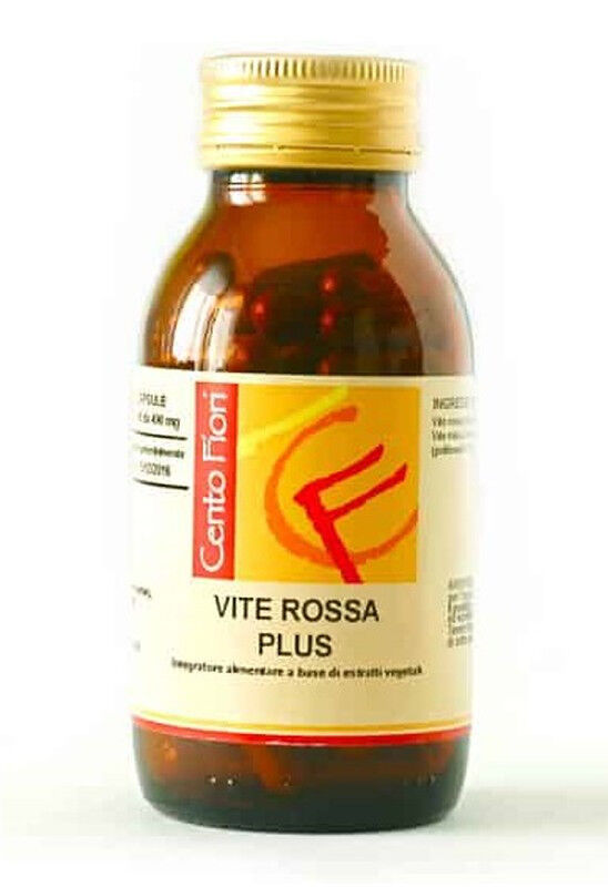 Cento Fiori Vite Rossa Plus 100 Capsule Vegetali