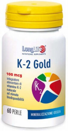 Longlife K-2 Gold Integratore Salute Ossa 60 Perle