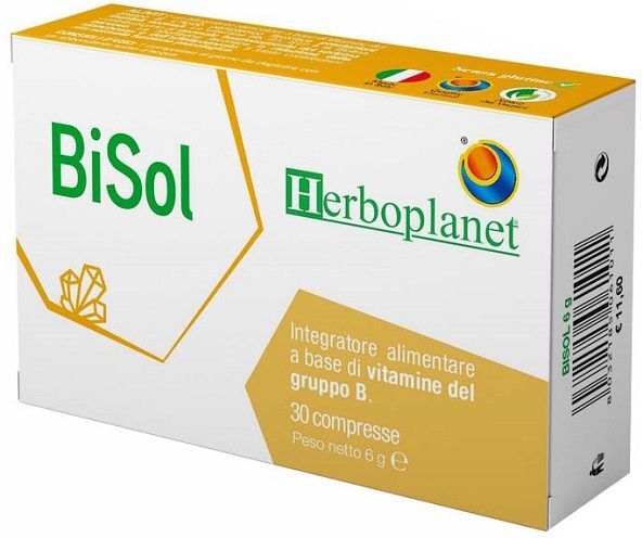 Herboplanet Bisol Integratore Vitamina B 30 Compresse