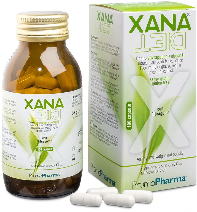 Promopharma Xanadiet Integratore Dimagrante 100 Capsule