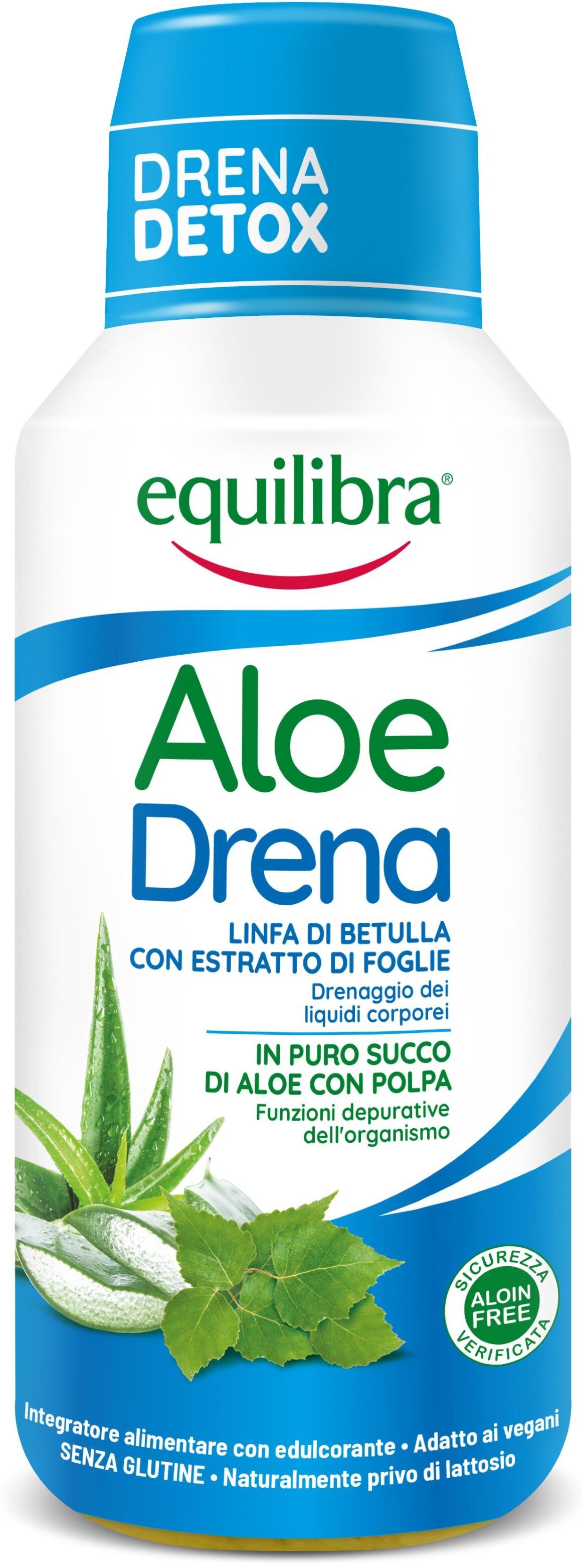 Equilibra Aloe Vera Drena Integratore Drenante 500ml