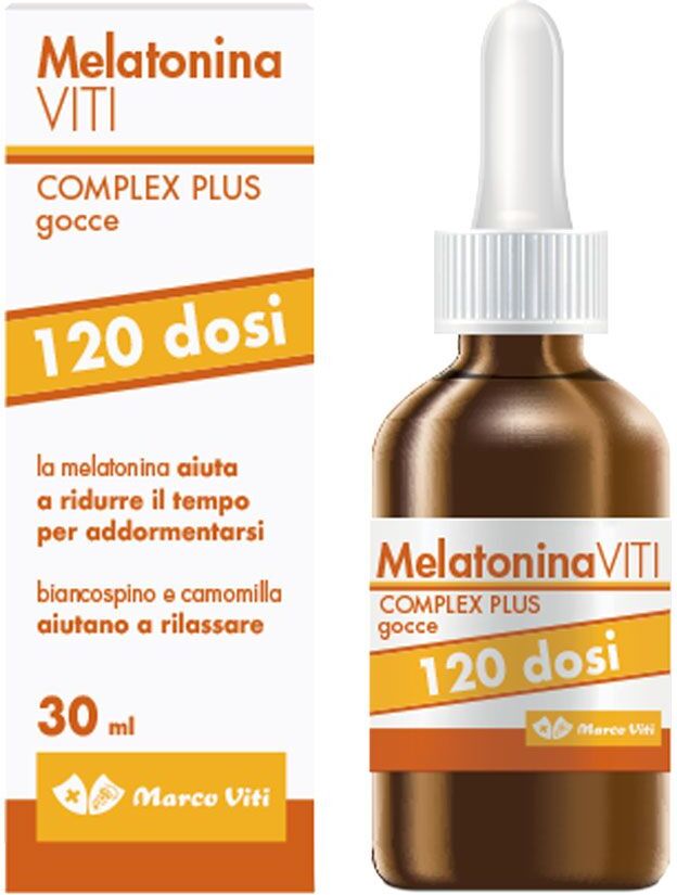 Marco Viti Melatonina Viti Complex Plus Gocce Integratore Sonno 30ml