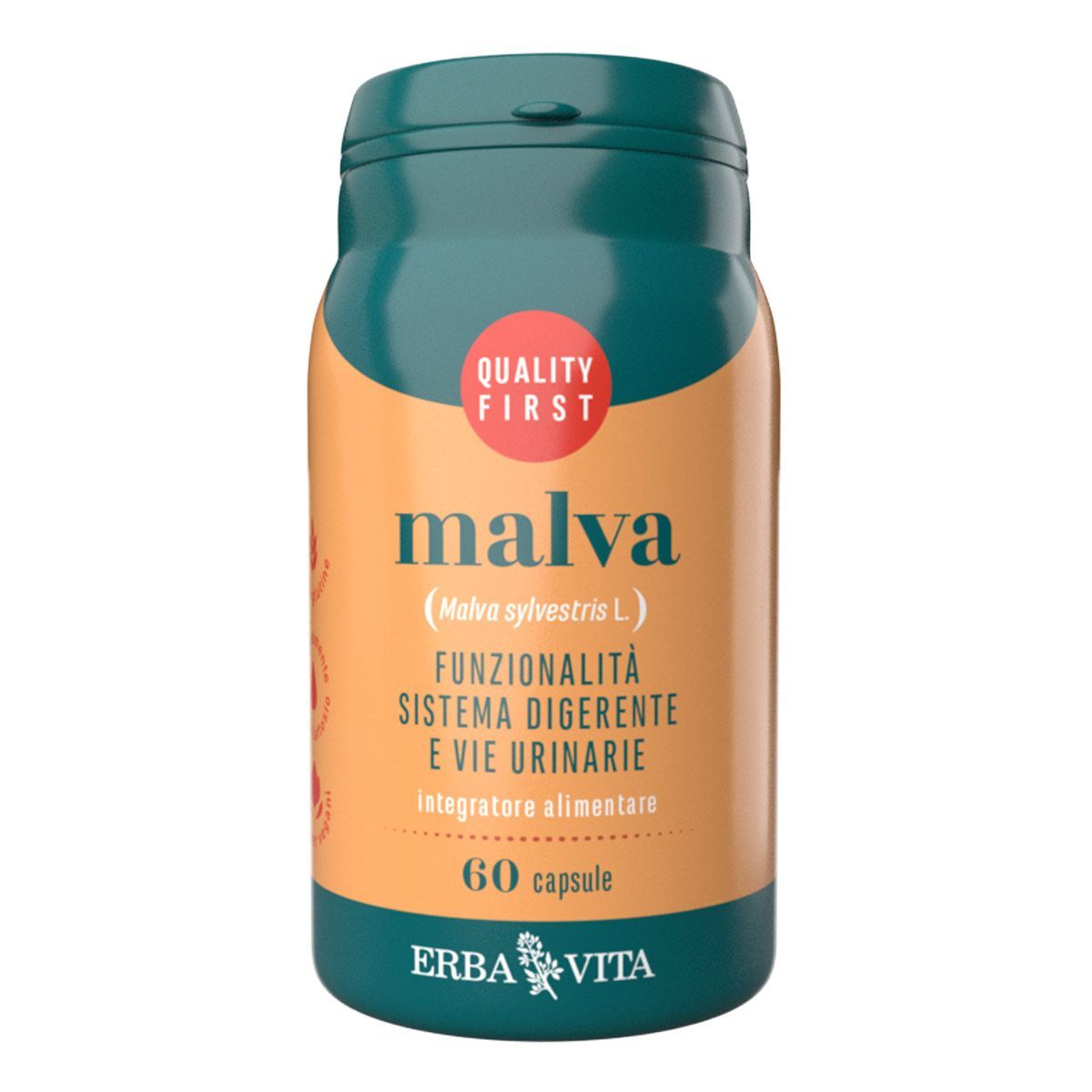 Erba Vita Malva Integratore Vie Urinarie 60 Capsule