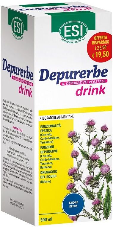 Esi Depurerbe Drink Integratore Intestino 500ml