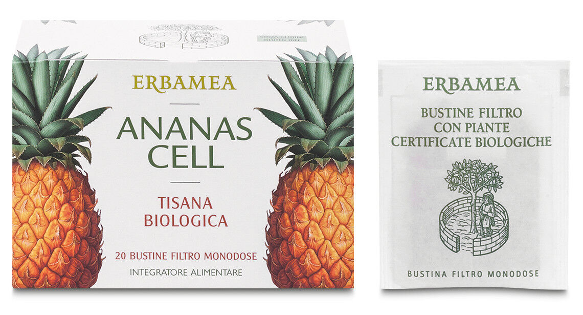 Erbamea Ananas Cell Tisana Bio 20 Bustine