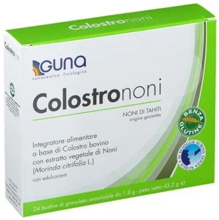 Guna Colostro Noni Integratore Benessere Intestinale 24 Bustine Orosolubili