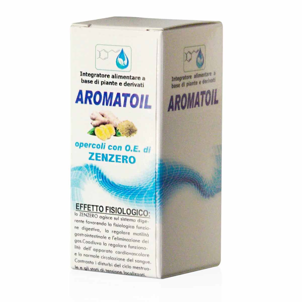 BIO + Aromatoil Zenzero Integratore Digestione 50 Opercoli