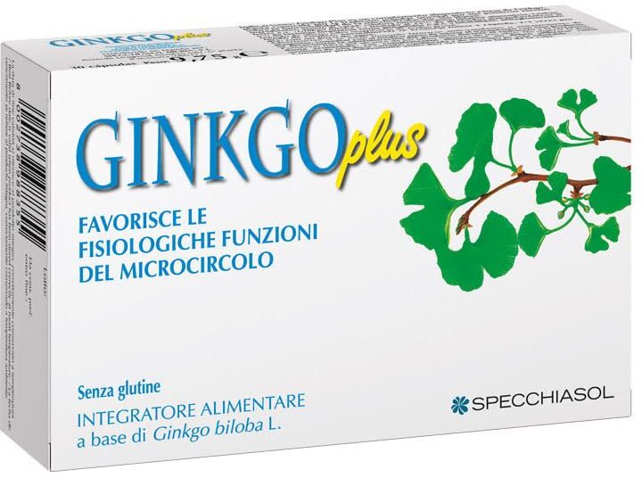 Specchiasol Ginkgo Plus Integratore Microcircolo 30 Capsule