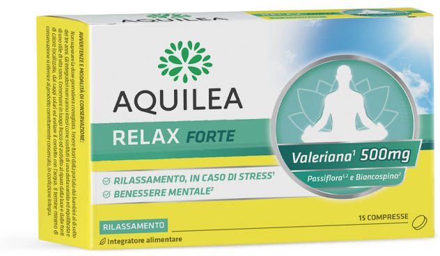 Aquilea Relax Forte Integratore 15 Compresse