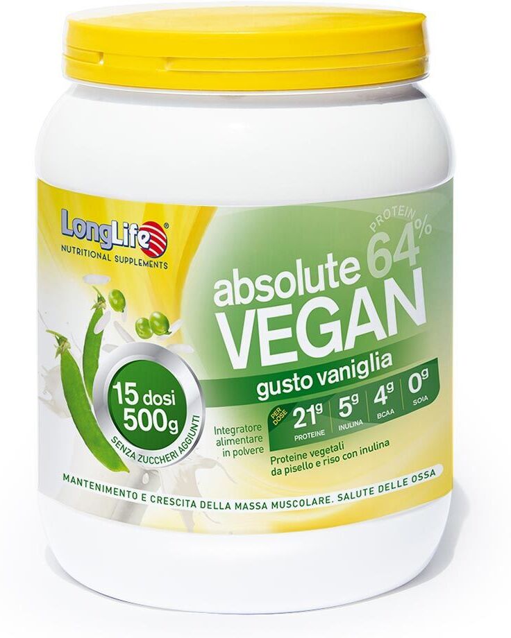 Longlife Absolute Vegan Integratore Ossa 500g