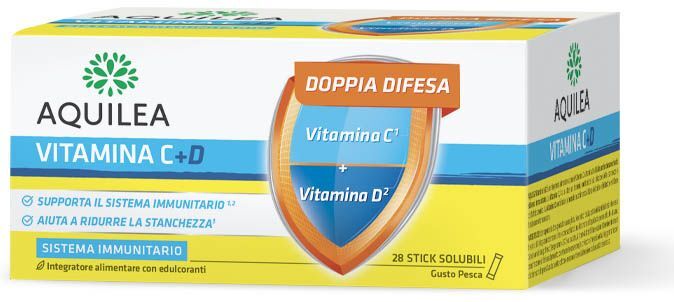 Aquilea Vitamina C+d Integratore 28 Bustine Stick