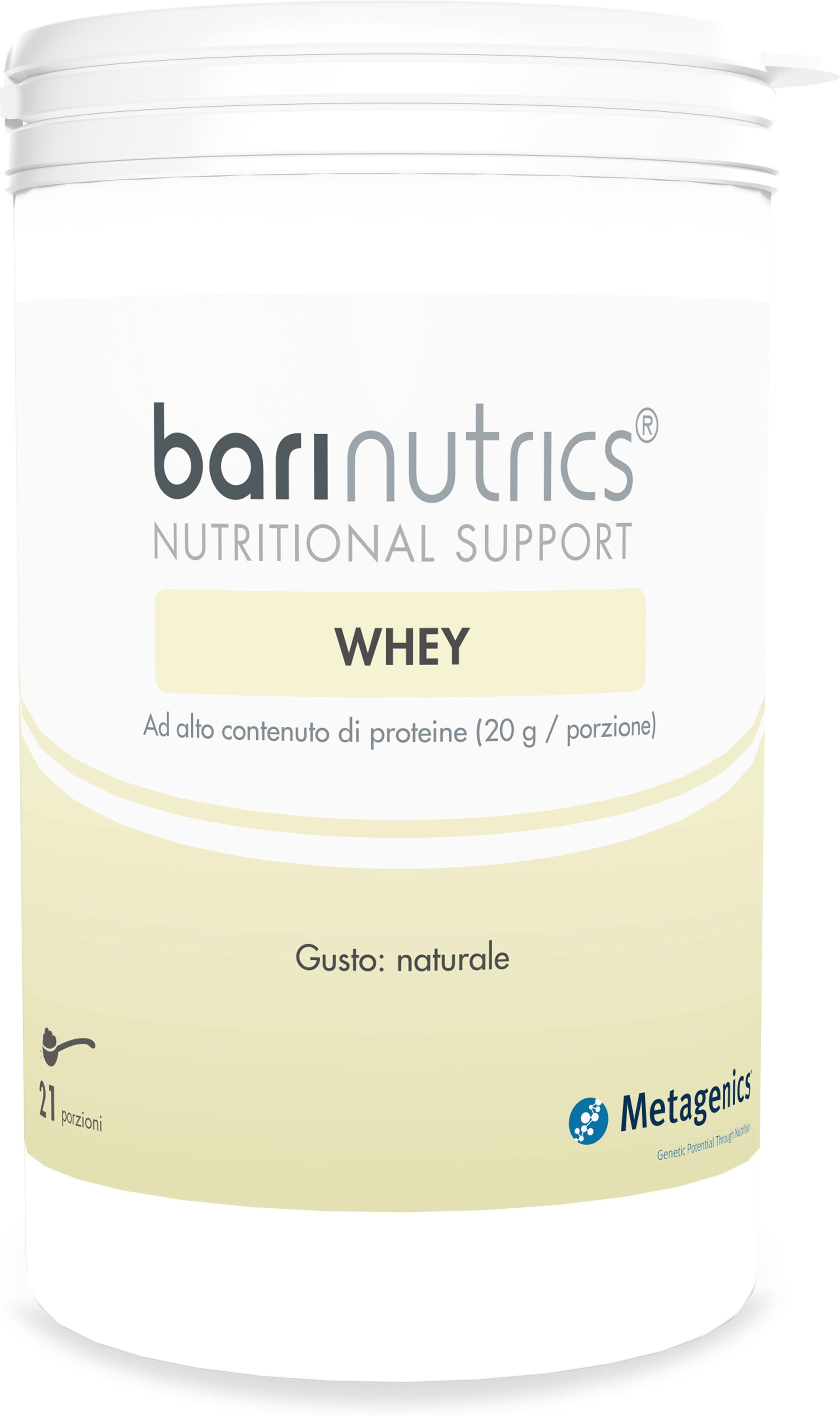 Metagenics Barinutrics Whey Proteine In Polvere 21 Porzioni