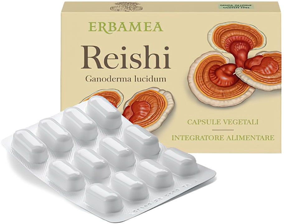 Erbamea Reishi Integratore Difese Immunitarie 24 Capsule