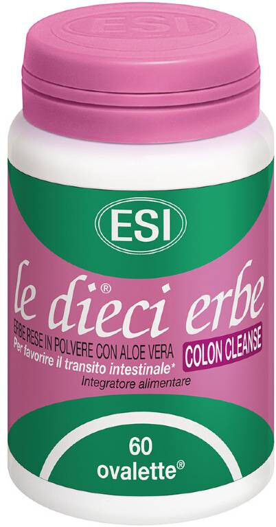 Esi Le Dieci Erbe Colon Cleanse 60 Ovalette