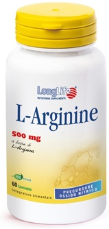 Longlife L-arginine Integratore Benessere Muscolare 60 Tavolette