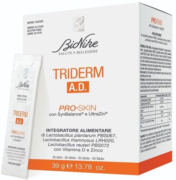 Bionike Triderm Atopic Dermatitis Pro Skin Integratore Pelle 30stick