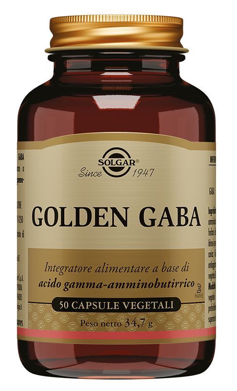 Solgar Golden Gaba Integratore 50 Capsule Vegetale