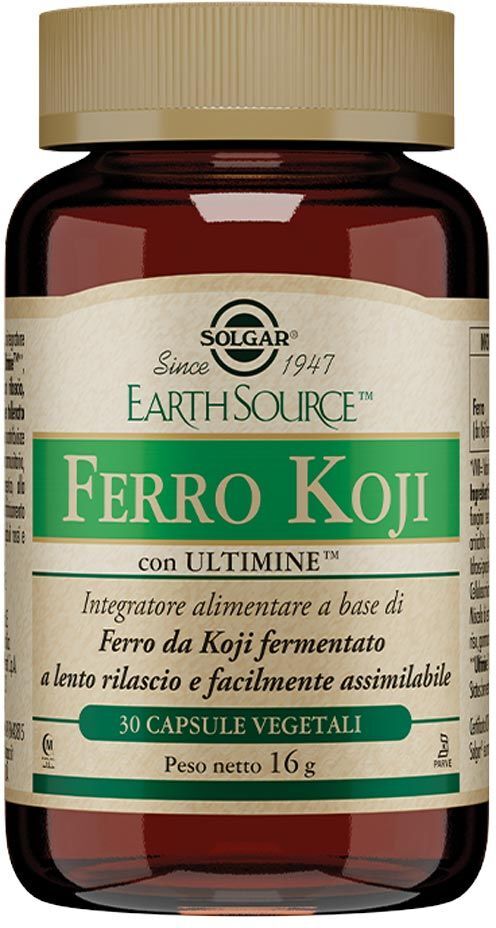 Solgar Ferro Koji Integratore Ferro 30 Capsule Vegetali