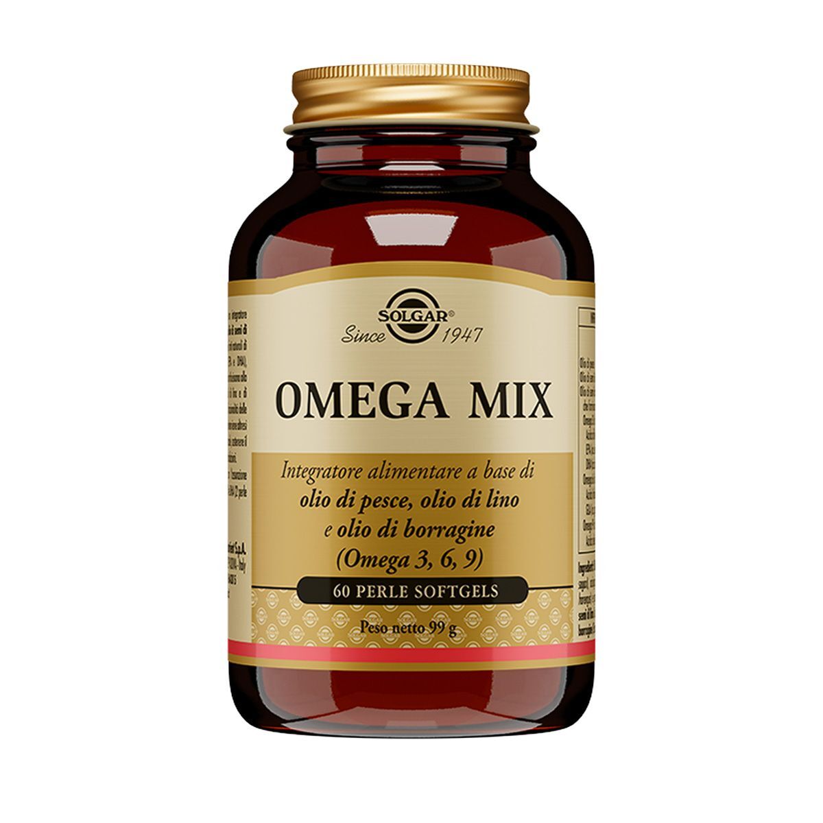 Solgar Omega Mix Integratore Controllo Colesterolo 60 Perle