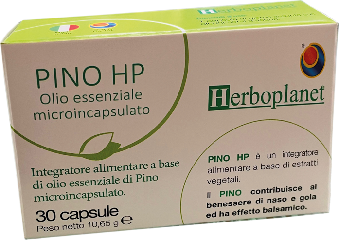 Herboplanet Pino Hp Olio Essenziale Integratore Vie Respiratorie 30 Capsule