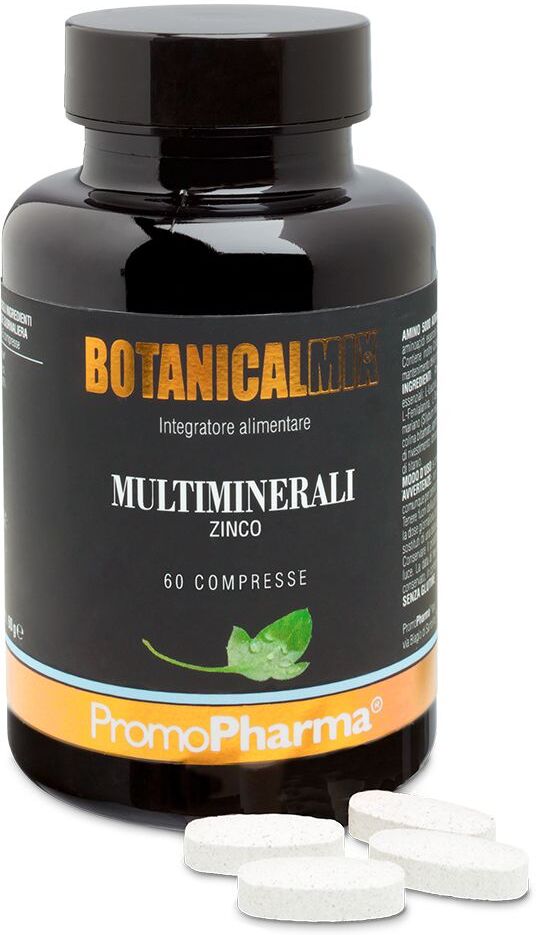 Promopharma Botanical Mix Integratore Di Multiminerali Con Zinco 60 Compresse