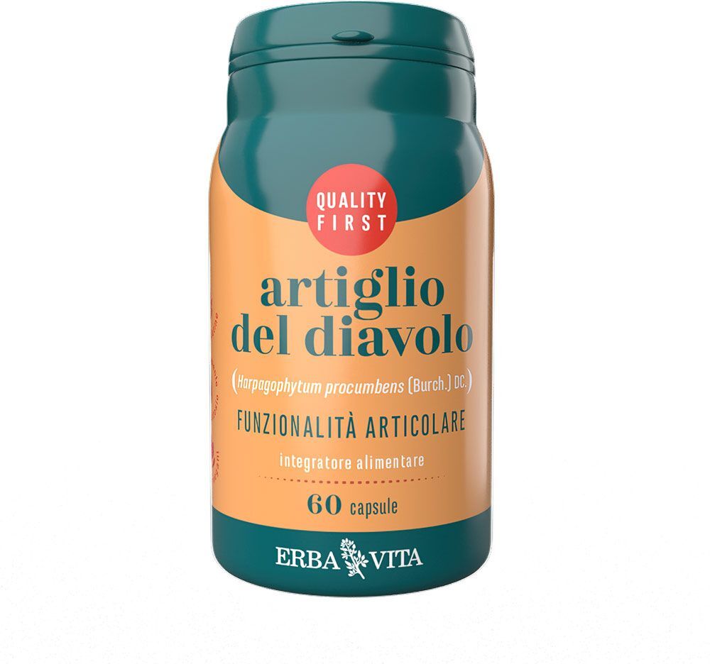 Erba Vita Artiglio Del Diavolo Integratore Articolazioni 60 Capsule