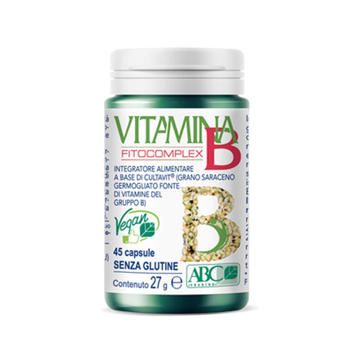 ABC Trading Vitamina B Fitocomplex Integratore Salute Metabolica 30 Capsule
